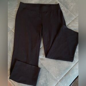 Lands end, black, soft cotton pant size large petite 14 to 16
